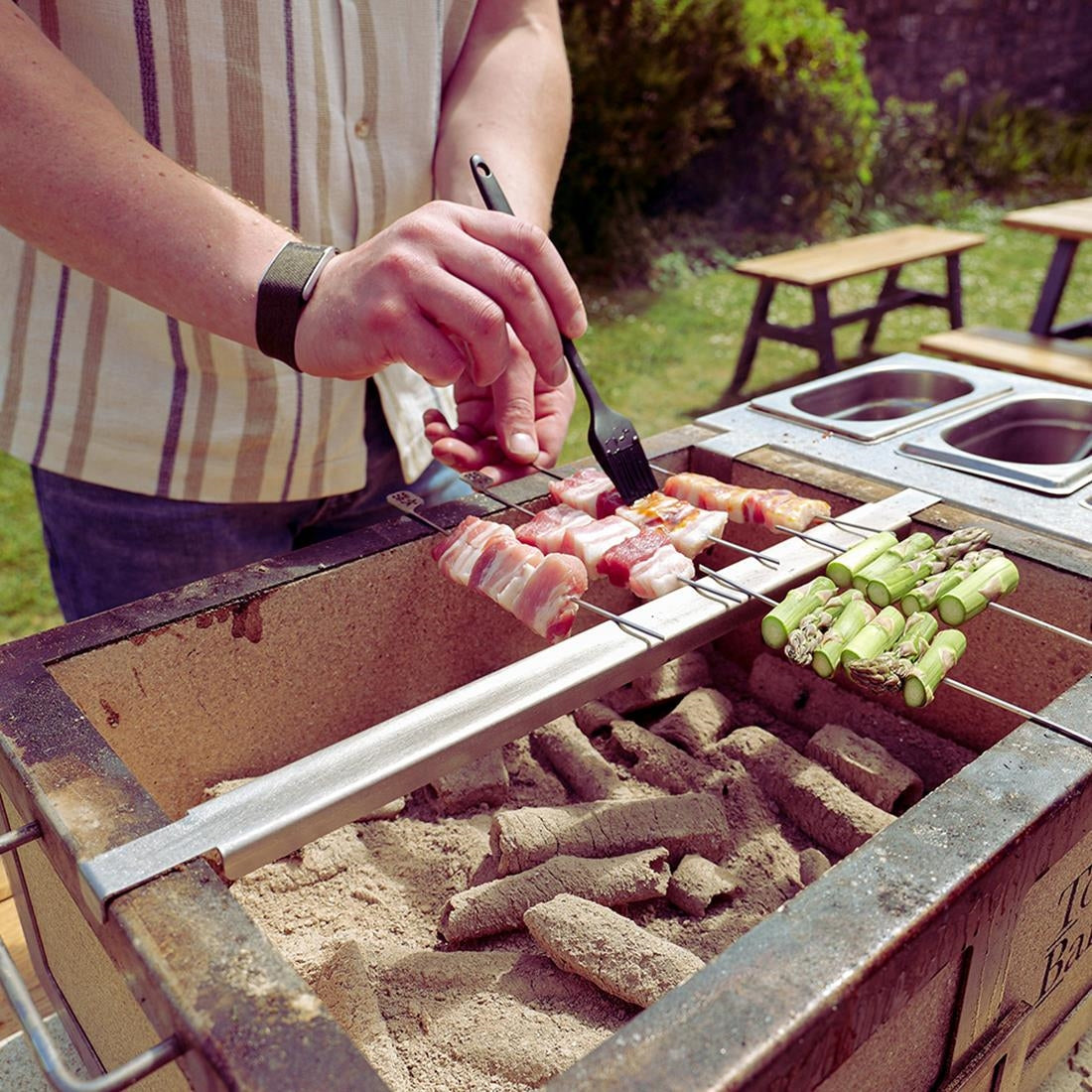 Kasai Hibachi Bar & Skewer Set for the Little Kasai Grill