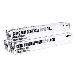 Vogue Wrap300 Cling Film Refills 300mm x 300m (3 Pack)