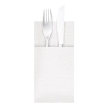 Tork LinStyle Cutlery Bag Napkins White (14 Pack)