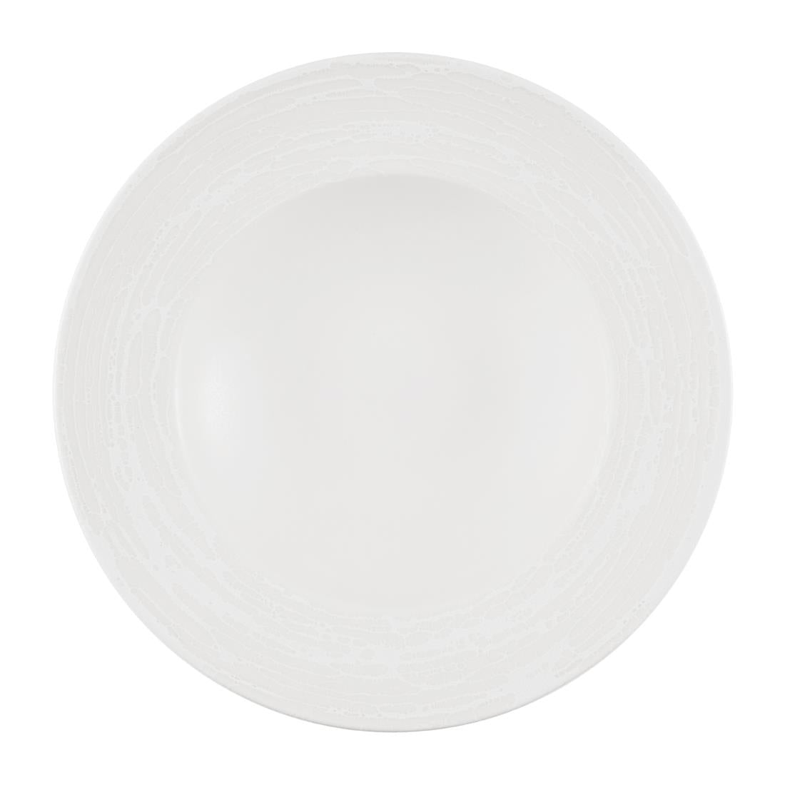 Churchill Inked Elements Profile Wide Rim Bowls Ice 280mm (12 Pack)