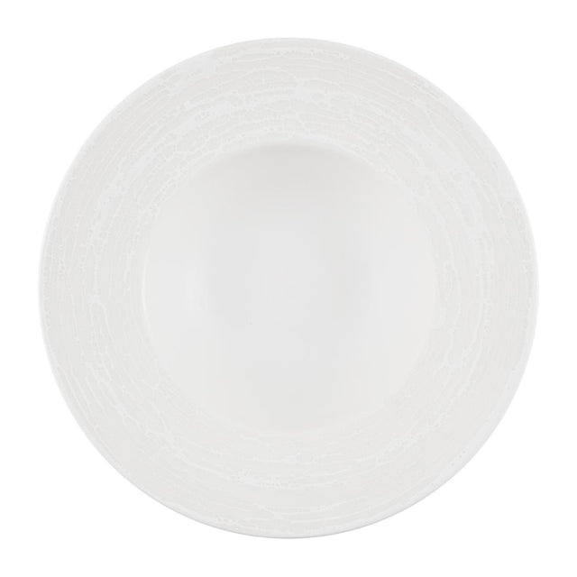 Churchill Inked Elements Profile Wide Rim Bowls Ice 240mm (12 Pack)