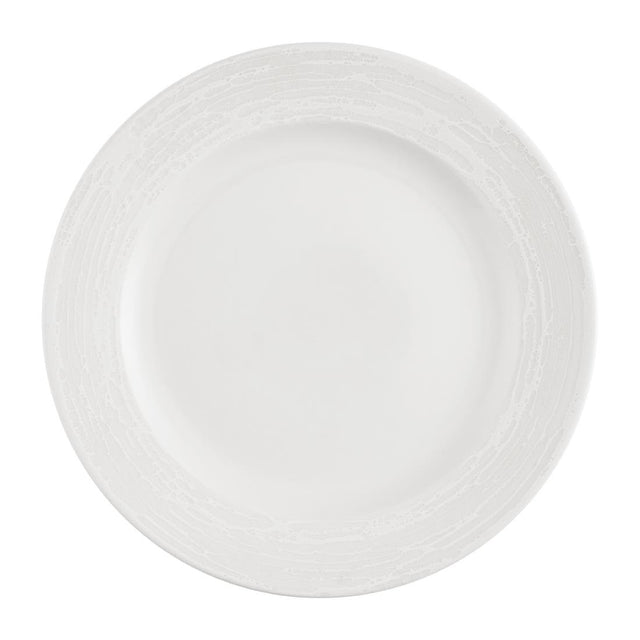 Churchill Inked Elements Profile Rimmed Plates Ice 210mm (12 Pack)