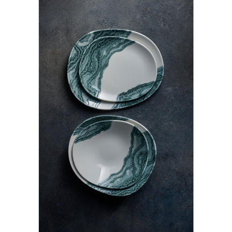 Churchill Inked Tide Opal Plates Black 280mm (12 Pack)