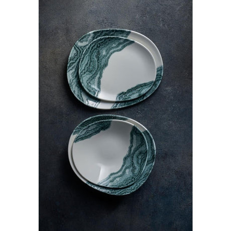 Churchill Inked Tide Opal Bowls Black 250mm (12 Pack)