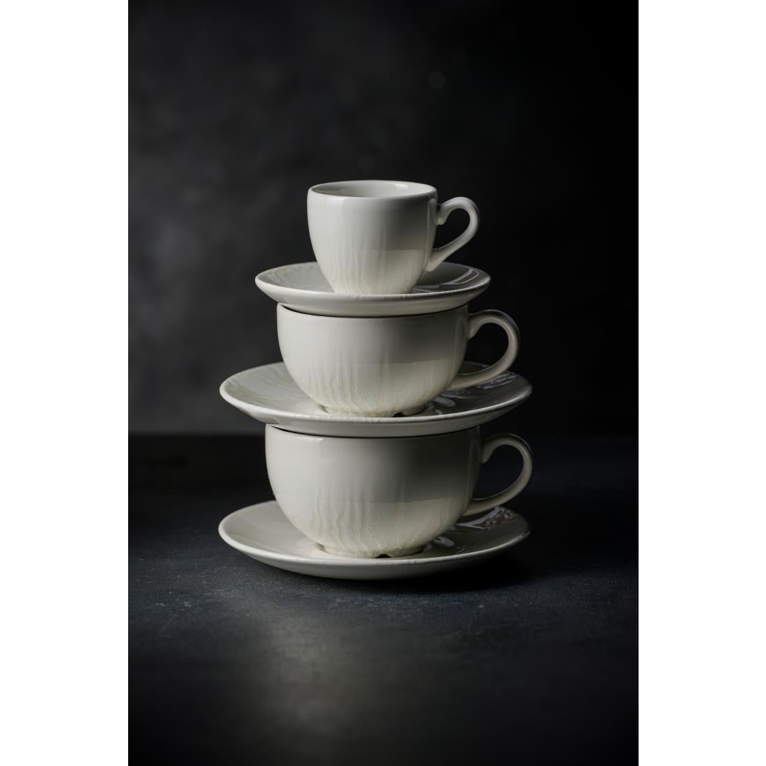 Churchill Inked Tide Café Espresso Cups White 100ml (12 Pack)
