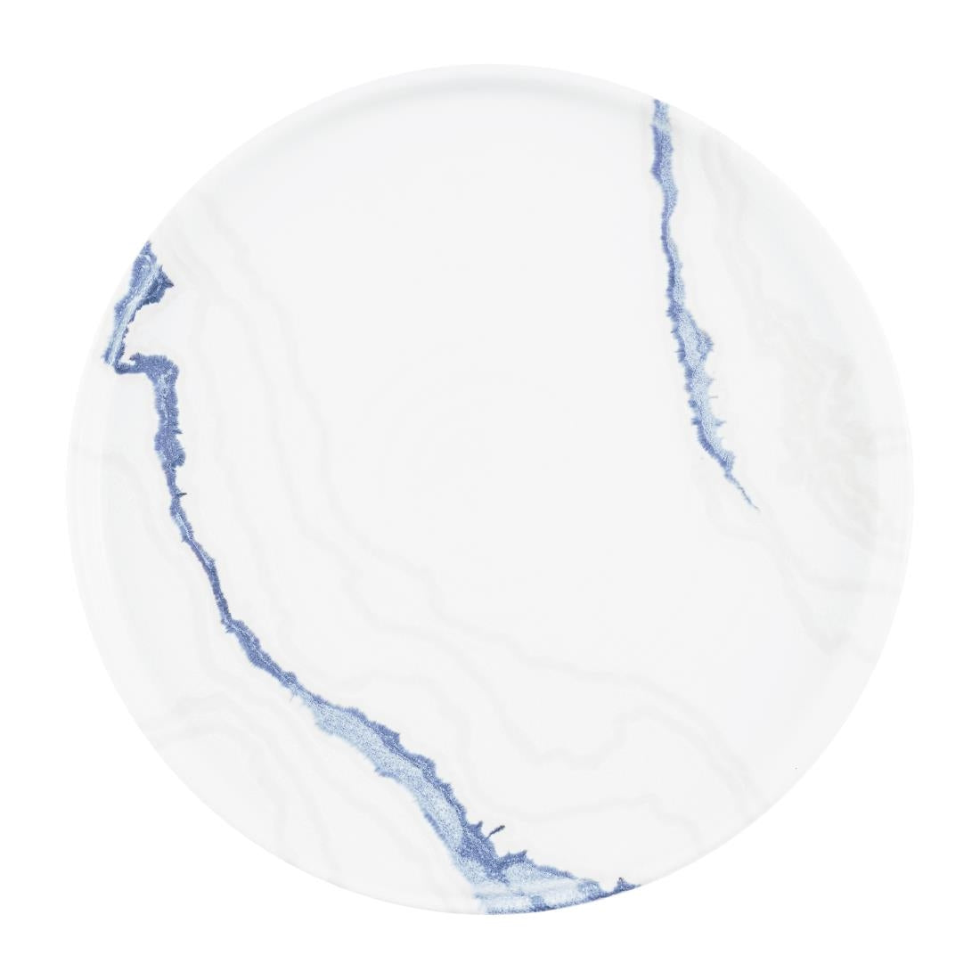 Churchill Tide Accents Walled Plates Blue 260mm (6 Pack)