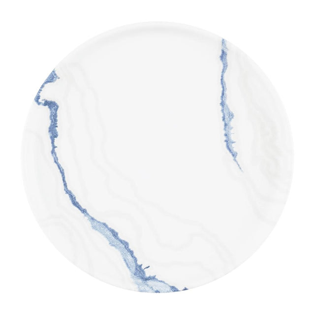 Churchill Tide Accents Walled Plates Blue 210mm (6 Pack)