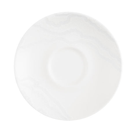 Churchill Inked Tide Café Espresso Saucers White 118mm (12 Pack)