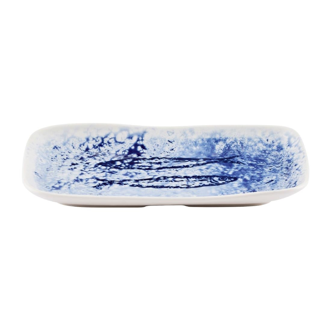 Churchill Inked Fresco Natural Deep Trays Blue 260x150mm (6 Pack)