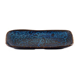 Churchill Inked Fresco Cascade Natural Deep Trays Blue 220x130mm (6 Pack)