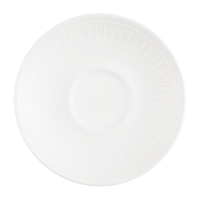 Churchill Era White Café Espresso Saucers 118mm (12 Pack)