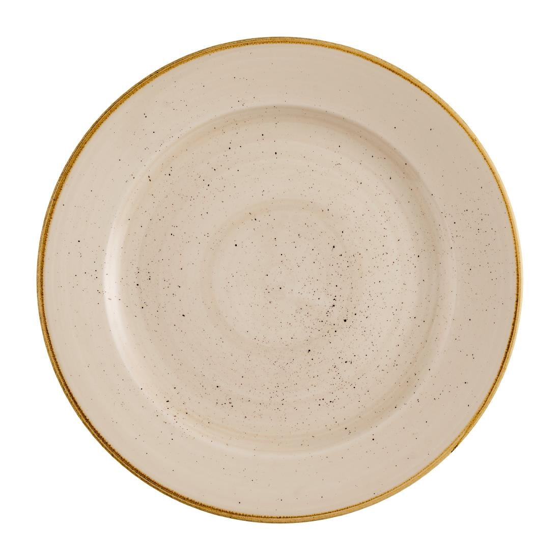 Churchill Stonecast Profile Rimmed Plates Nutmeg Cream 276mm (12 Pack)