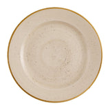 Churchill Stonecast Profile Rimmed Plates Nutmeg Cream 276mm (12 Pack)