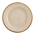 Churchill Stonecast Profile Rimmed Plates Nutmeg Cream 210mm (12 Pack)