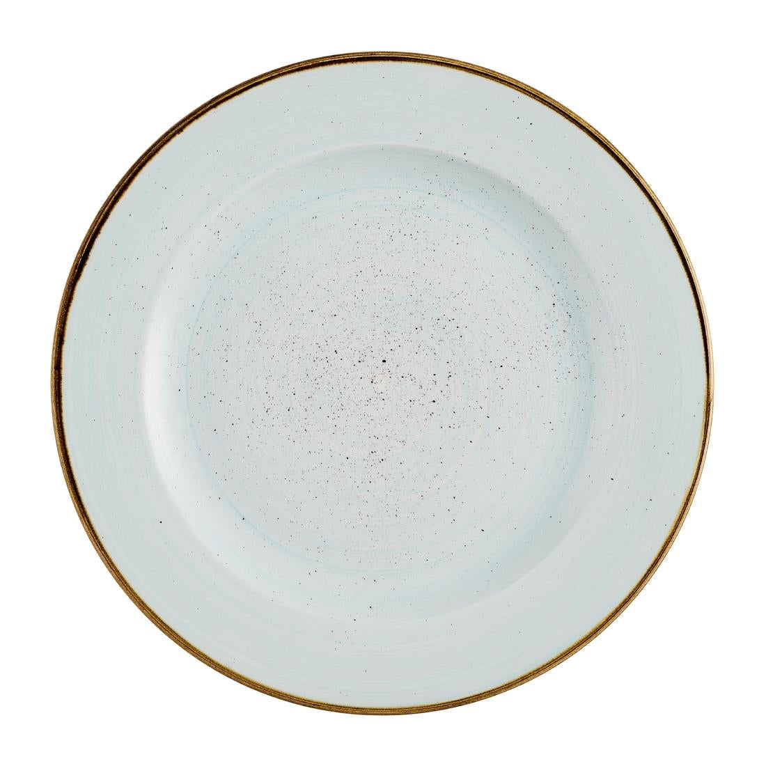 Churchill Stonecast Profile Rimmed Plates Duck Egg Blue 305mm (12 Pack)