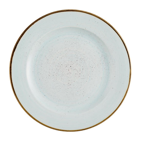 Churchill Stonecast Profile Rimmed Plates Duck Egg Blue 261mm (12 Pack)