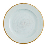 Churchill Stonecast Profile Rimmed Plates Duck Egg Blue 234mm (12 Pack)