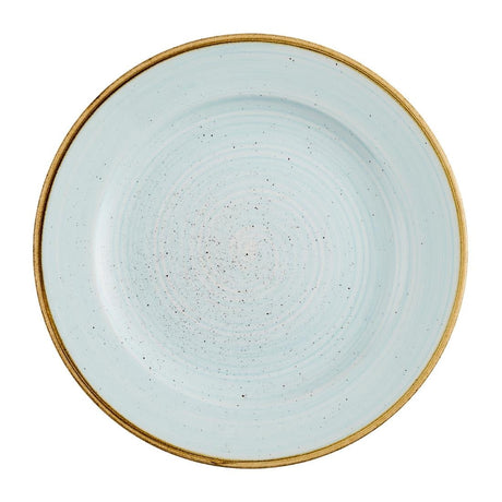 Churchill Stonecast Profile Rimmed Plates Duck Egg Blue 210mm (12 Pack)
