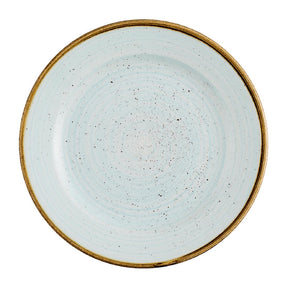 Churchill Stonecast Profile Rimmed Plates Duck Egg Blue 170mm (12 Pack)