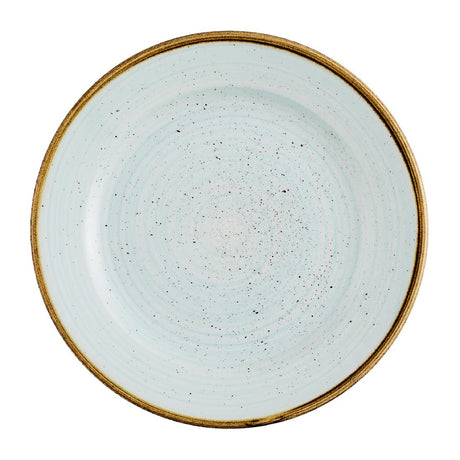 Churchill Stonecast Profile Rimmed Plates Duck Egg Blue 170mm (12 Pack)