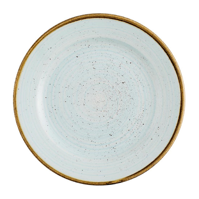 Churchill Stonecast Profile Rimmed Plates Duck Egg Blue 170mm (12 Pack)