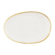 Churchill Stonecast Opal Platters Barley White 345x235mm (6 Pack)