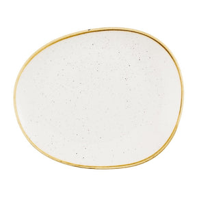 Churchill Stonecast Opal Plates Barley White 260mm (12 Pack)
