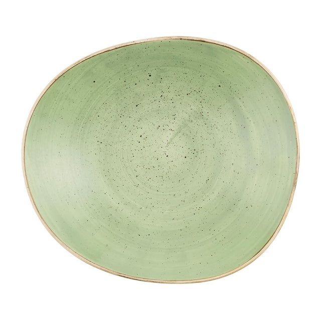 Churchill Stonecast Opal Bowls Sage Green 230mm (12 Pack)