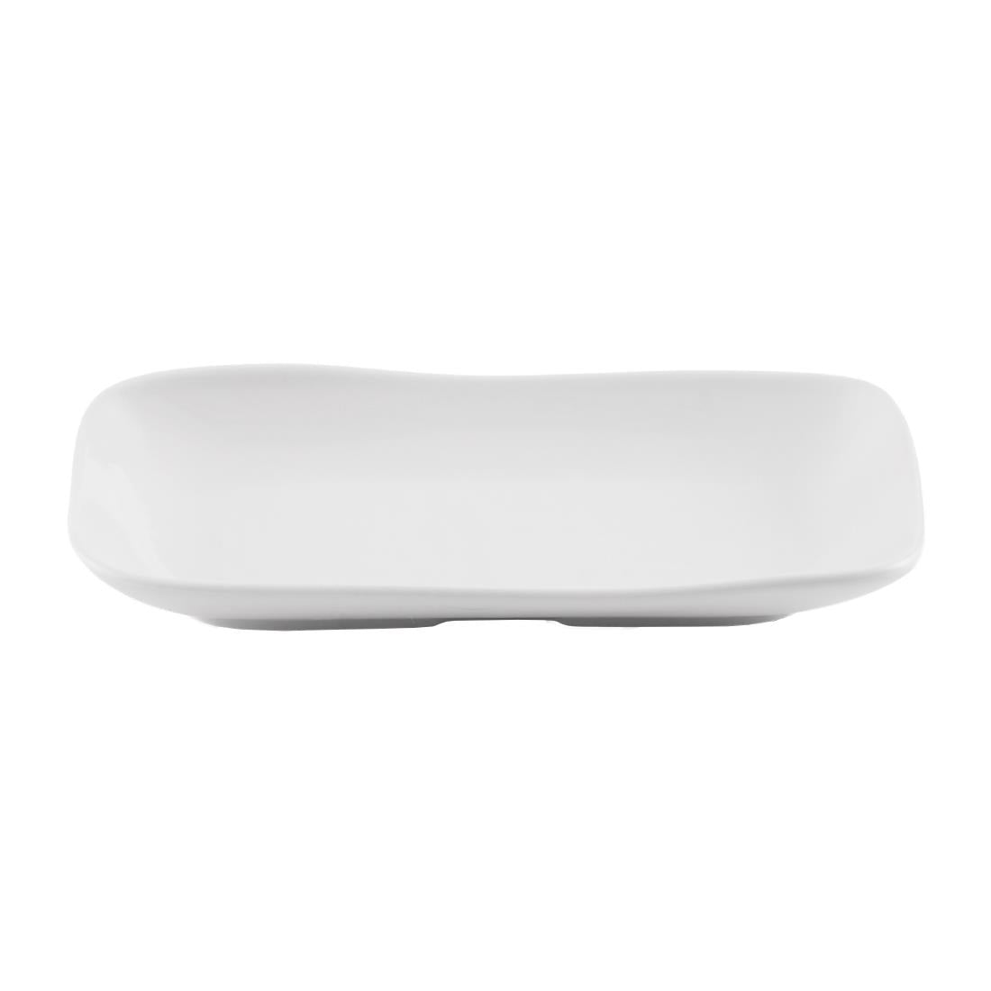 Churchill Envisage Natural Deep Trays White 220x130mm (6 Pack)