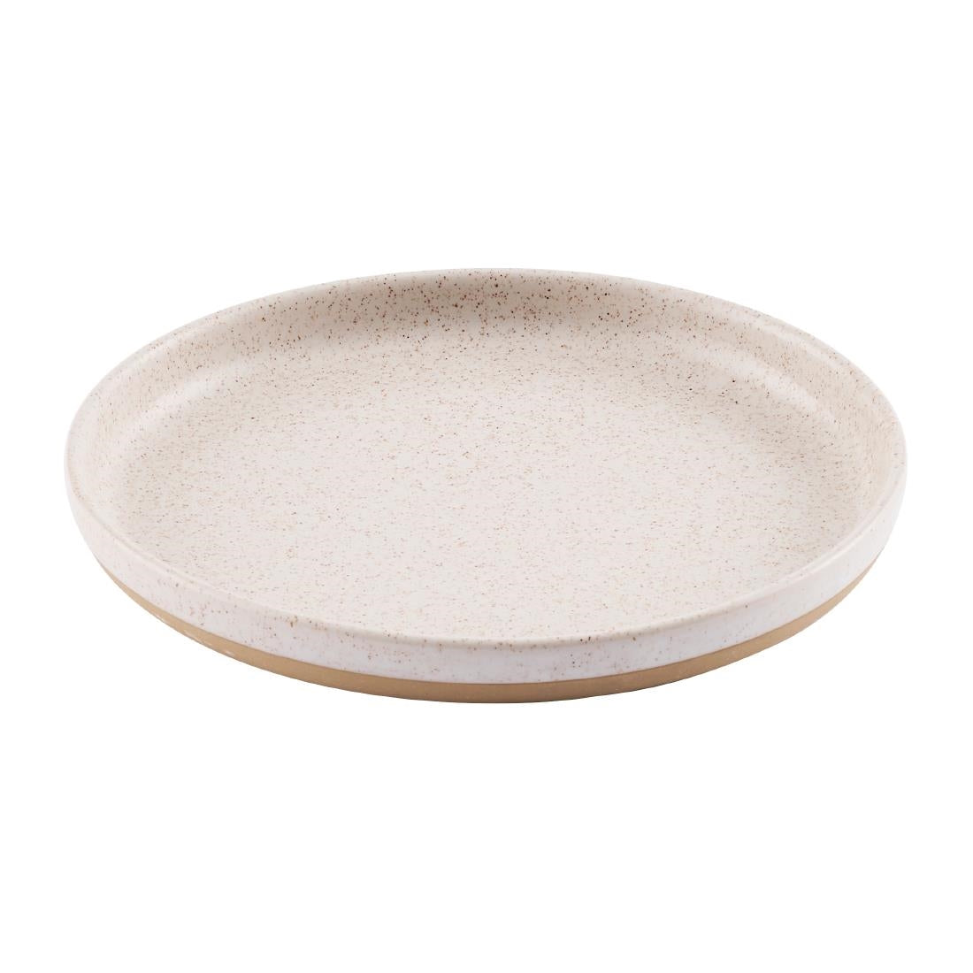 Churchill Emerge Walled Plates Speckled White 210mm (6 Pack)