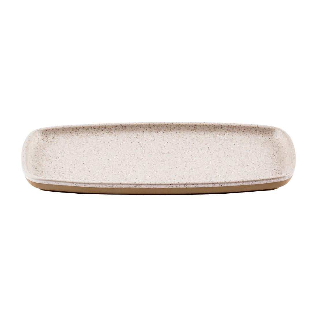 Churchill Emerge Oblong Trays Speckled White 300x147mm (6 Pack)