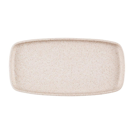 Churchill Emerge Oblong Trays Speckled White 300x147mm (6 Pack)