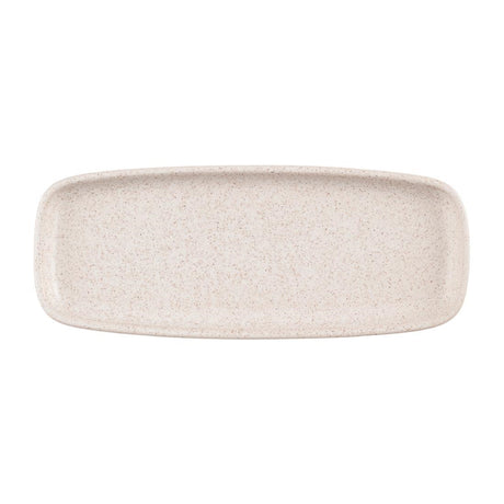 Churchill Emerge Oblong Trays Speckled White 251x100mm (6 Pack)