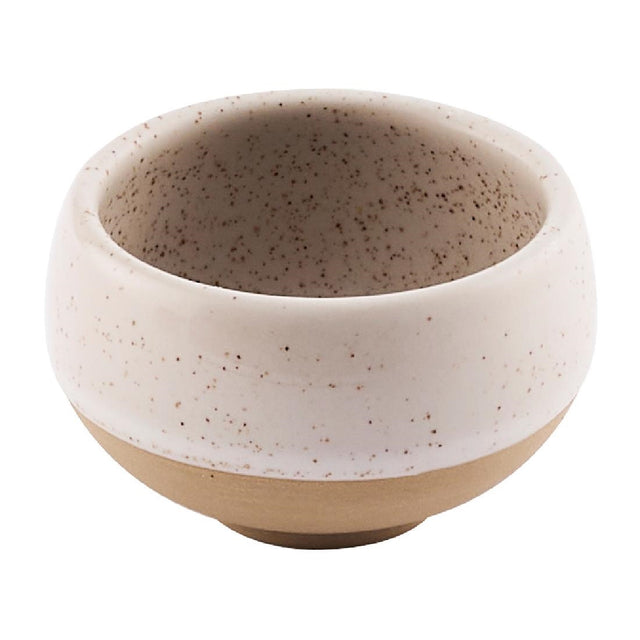 Churchill Emerge Dip Pots Speckled White 60mm (12 Pack)