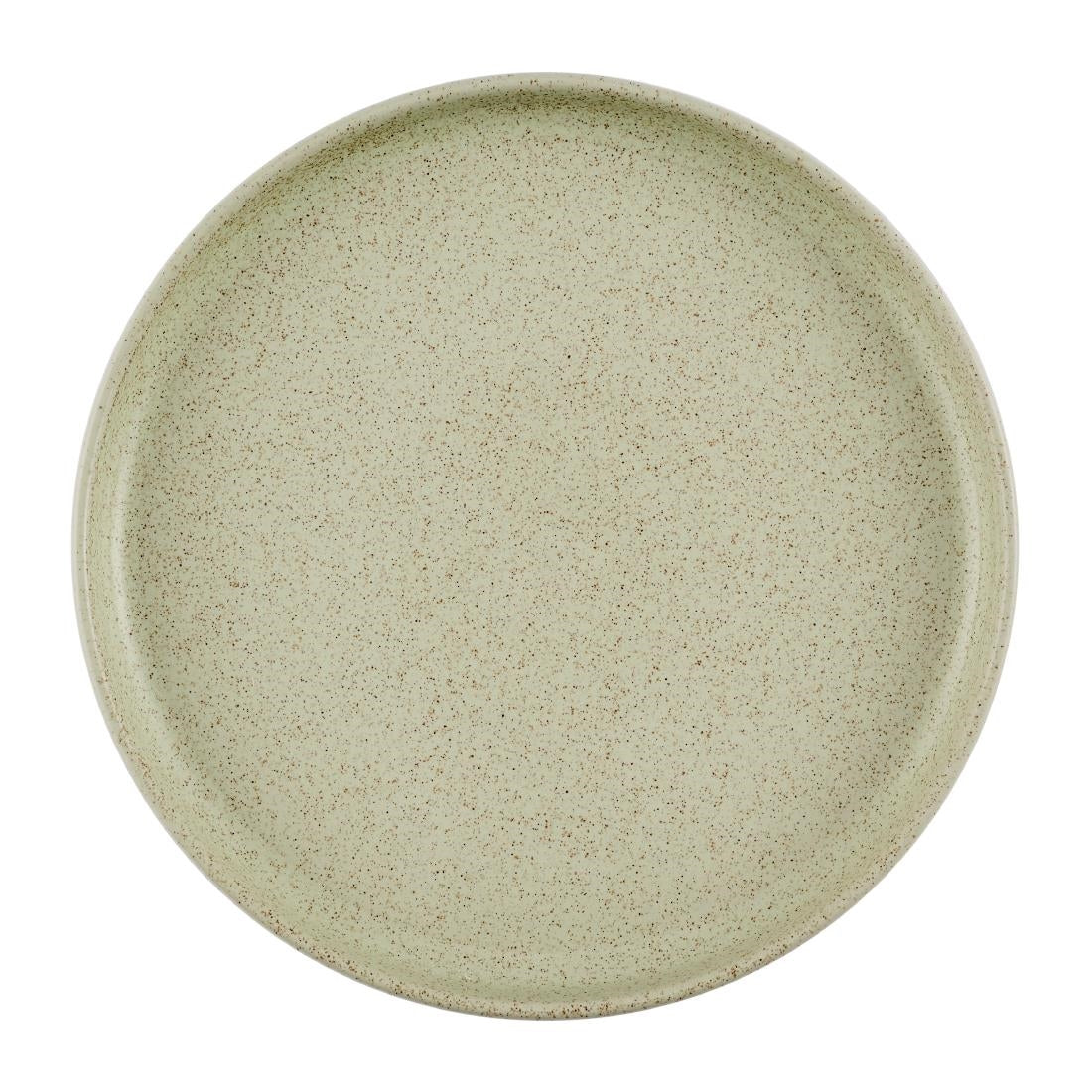 Churchill Emerge Walled Plates Speckled Green 260mm (6 Pack)