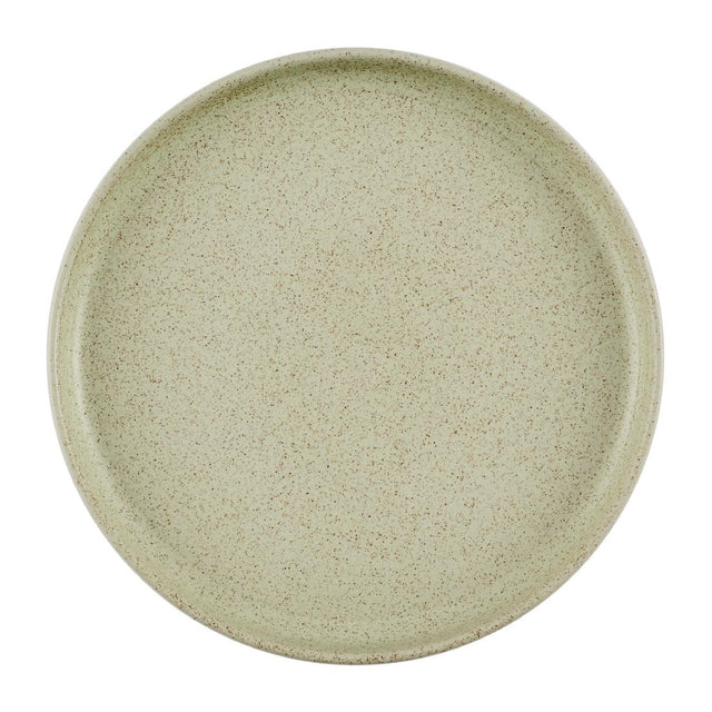 Churchill Emerge Walled Plates Speckled Green 260mm (6 Pack)