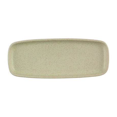 Churchill Emerge Oblong Trays Speckled Green 251x100mm (6 Pack)