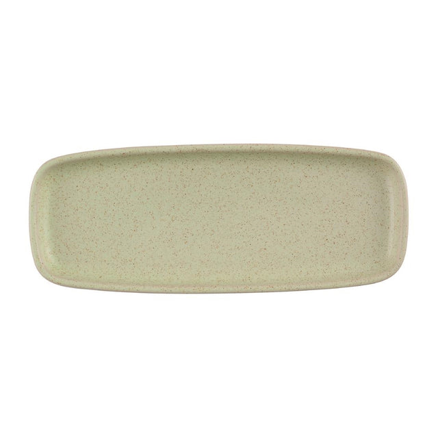 Churchill Emerge Oblong Trays Speckled Green 251x100mm (6 Pack)