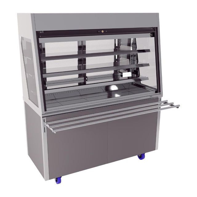 CED Glide Multideck Display Fridge with Shutter and Trayslide 4x GN 1/1