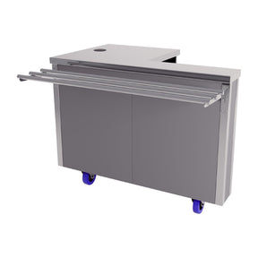 CED Glide Left Handed Cashier Counter with Trayslide