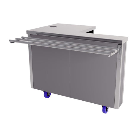 CED Glide Left Handed Cashier Counter with Trayslide