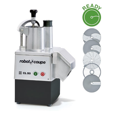 Robot Coupe Vegetable Preparation Machine CL50 1V with 5 Discs