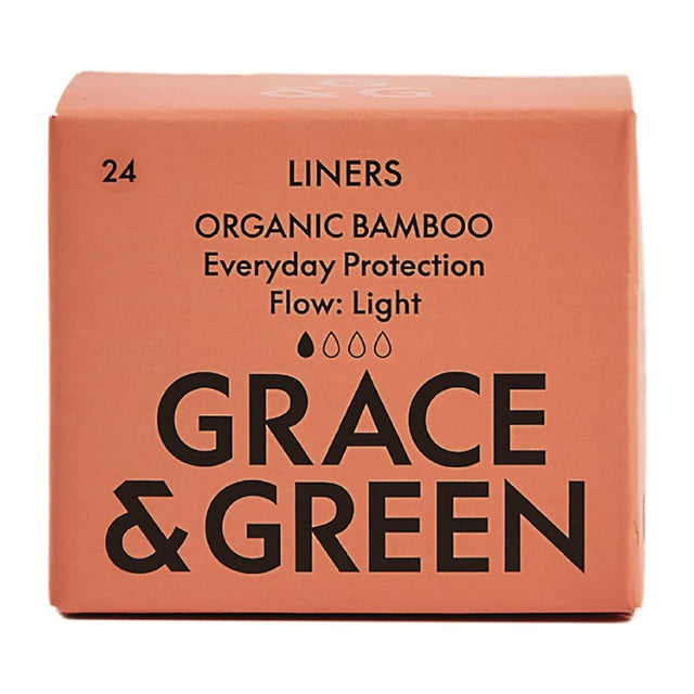 Grace & Green Organic Bamboo Liners (24 Pack)