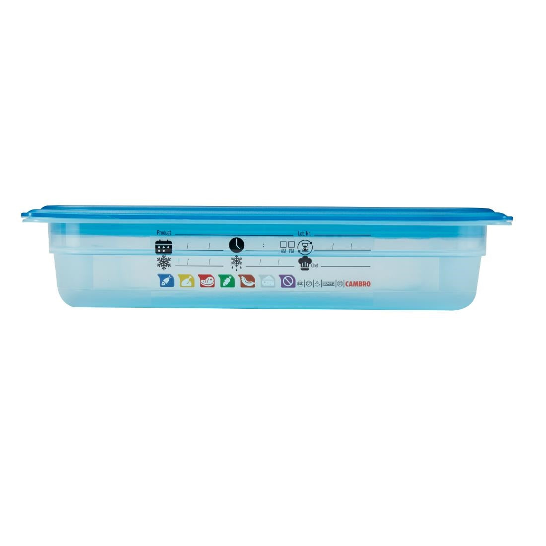 Cambro Safetrak IML Polypropylene Food Storage Container 1/1 GN 65mm