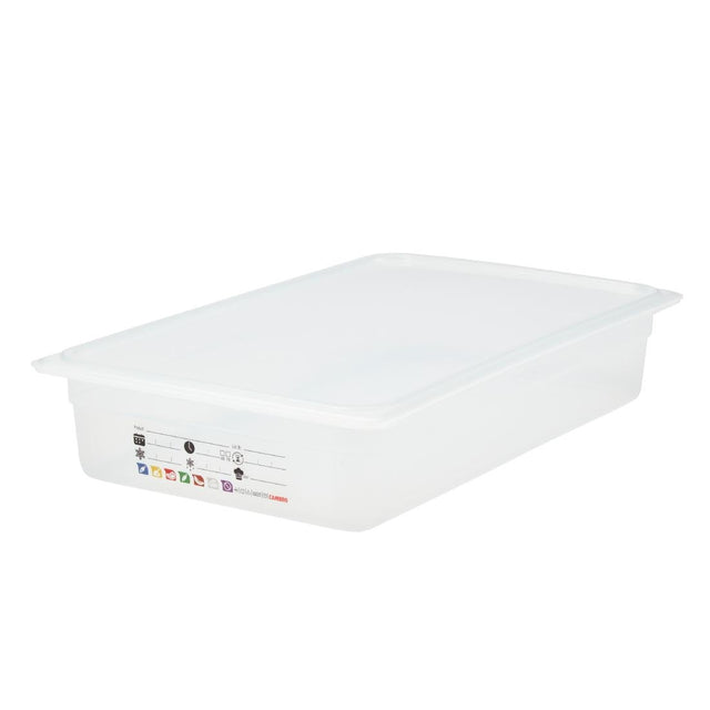 Cambro Safetrak IML Polypropylene Food Storage Container 1/1 GN 100mm