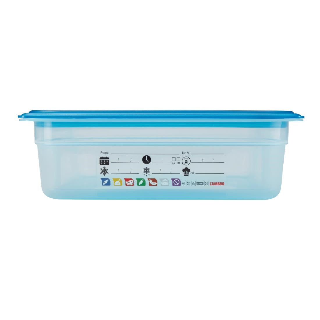 Cambro Safetrak IML Polypropylene Food Storage Container 1/1 GN 100mm