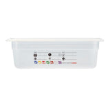 Cambro Safetrak IML Polypropylene Food Storage Container 1/1 GN 100mm
