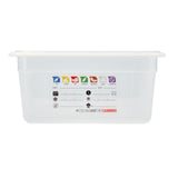 Cambro Safetrak IML Polypropylene Food Storage Container 1/1 GN 150mm