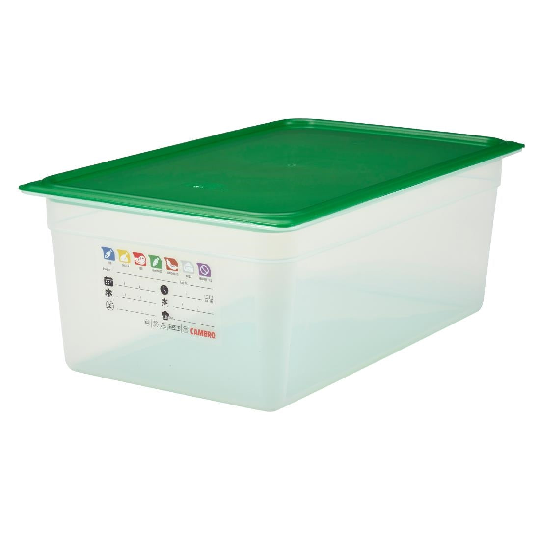 Cambro Safetrak IML Polypropylene Food Storage Container 1/1 GN 200mm
