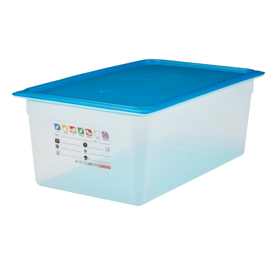 Cambro Safetrak IML Polypropylene Food Storage Container 1/1 GN 200mm